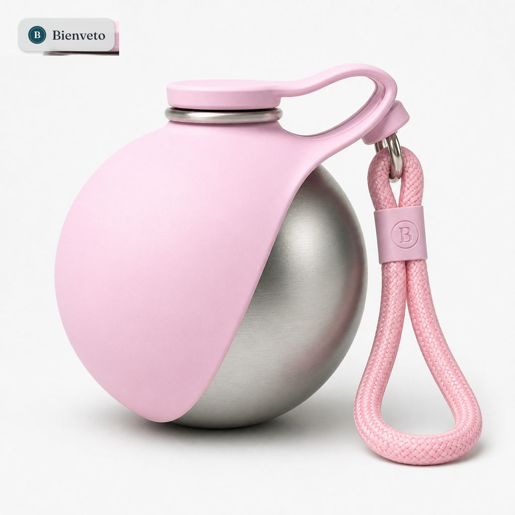 Bienveto HYDRATA Rose — gourde nomade inox 304, packshot